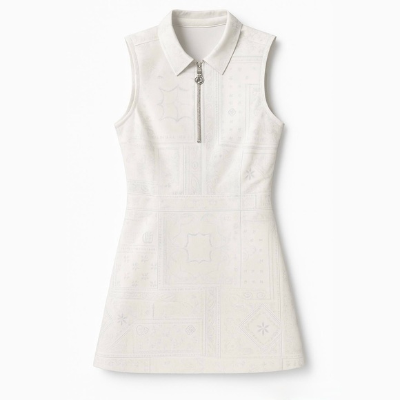 G/FORE Dresses & Skirts - G/FORE Bandana Maverick Sleeveless Dress White Size 6 NWT